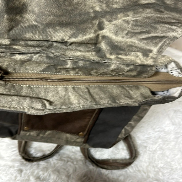 Myra Bag Tan and Brown Backpack - Picture 12 of 12